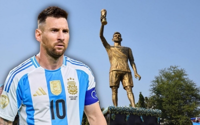 Tượng Lionel Messi cao 21 mét bị dỡ bỏ trước thềm World Cup 2026