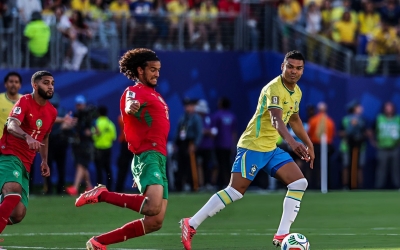 Trực tiếp bóng đá Brazil 1-1 Morocco: Thế trận bế tắc