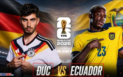 Trực tiếp bóng đá Đức vs Ecuador, 3h00 hôm nay 26/6