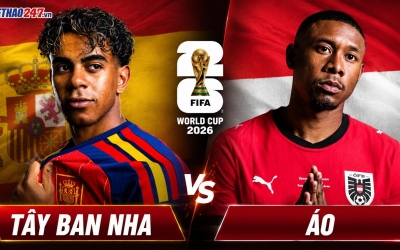 Xem trực tiếp Tây Ban Nha vs Áo - World Cup 2026 ở đâu?