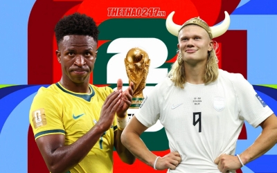 Trực tiếp bóng đá Brazil vs Na Uy: Đã có đội hình