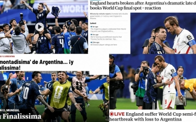 Truyền thông Anh dậy sóng khi thua Messi tại bán kết World Cup 2026