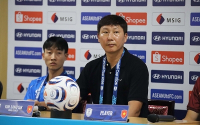 HLV Kim Sang Sik: 'Tôi muốn Xuân Son ghi 3 bàn vào lưới Thái Lan'