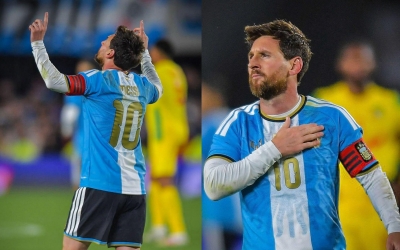 Messi nhận thẻ đỏ từ trọng tài trong ngày chia tay ĐT Argentina
