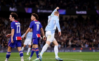 Haaland lập cú đúp, Man City vẫn thảm bại trước PSG ngay tại Etihad