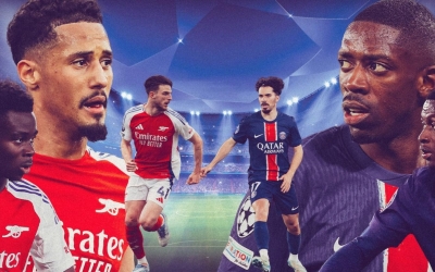 Những con số điên rồ trước thềm đại chiến Arsenal - PSG