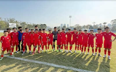 Đội bóng Việt Nam thắng áp đảo 11-0 trước CLB Trung Quốc