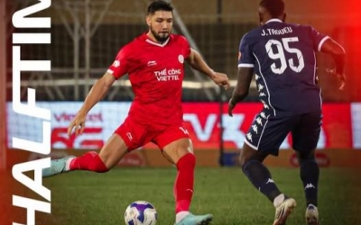 Trực tiếp bóng đá Thể Công Viettel 1-0 Hải Phòng: Lại là Lucao