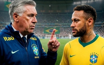Ancelotti đáp trả chỉ trích về việc 'bỏ rơi' Neymar ở Brazil