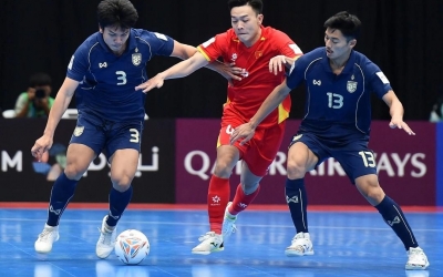 Trực tiếp bóng đá futsal Việt Nam 0-0 Thái Lan: Đôi công rực lửa