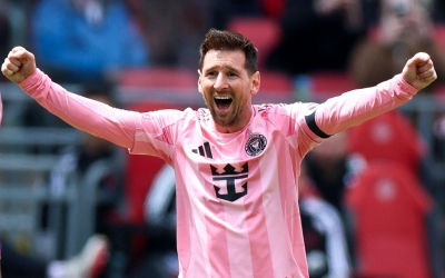 Messi phá kỷ lục MLS, Inter Miami nghiền nát Toronto trên đất Canada