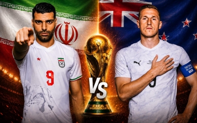 Trực tiếp bóng đá Iran vs New Zealand, 8h00 ngày 16/6