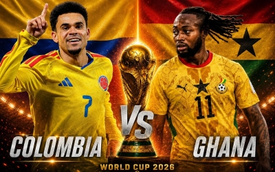 Trực tiếp bóng đá Colombia vs Ghana, 8h30 hôm nay 4/7