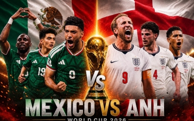 Trực tiếp bóng đá Mexico vs Anh, 7h00 hôm nay 6/7