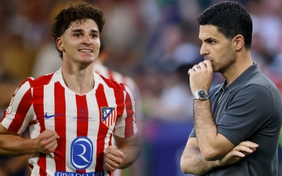 Arteta phản ứng cực gắt khi được hỏi Arsenal theo đuổi Julian Alvarez