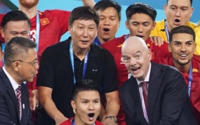 HLV Kim Sang Sik: 'Chủ tịch FIFA muốn thấy Việt Nam đá World Cup'