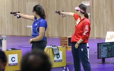 Xạ thủ Hàn Quốc bật khóc nức nở khi thua Trịnh Thu Vinh tại ASIAD 2026