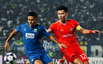 Trực tiếp bóng đá Persib Bandung 1-0 Viettel: Bàn thua sững sờ