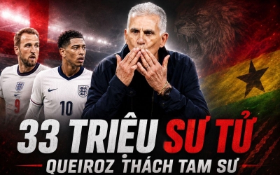 Ghana gửi chiến thư tới tuyển Anh: 'Tam sư ư, chúng tôi có 33 triệu sư tử'