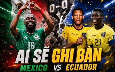 Ai sẽ ghi bàn Mexico vs Ecuador: Chờ cú chạm phá vỡ bức tường 0-0