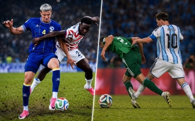 Tình huống giống nhau: Vì sao Balogun bị thẻ đỏ, Messi thì không?