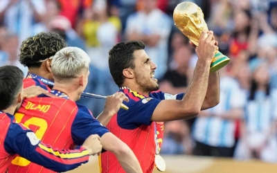 Rodri gửi thông điệp đặc biệt sau khi giành Quả bóng vàng World Cup