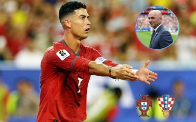 HLV Bồ Đào Nha hé lộ lý do không thể loại Ronaldo khỏi trận đấu Croatia