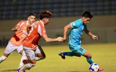 Trực tiếp bóng đá Đà Nẵng 1-0 Thể Công Viettel: Ngoại binh lập công