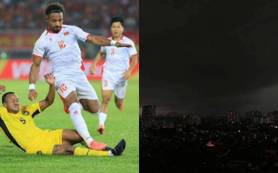 NÓNG: Hà Nội mưa cực to, Trận Việt Nam vs Malaysia gặp biến cố
