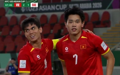 Trực tiếp U23 Việt Nam 2-2 U23 UAE: Đối thủ lại gỡ hòa