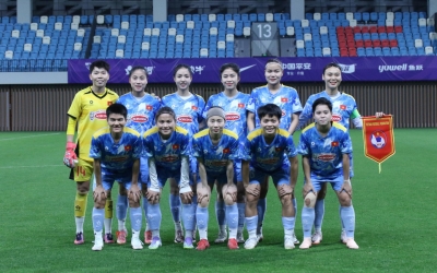 ĐT nữ Việt Nam thua đậm Trung Quốc 6 bàn