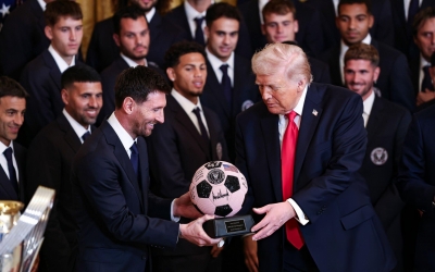 Messi được Tổng thống Donald Trump vinh danh tại Nhà Trắng