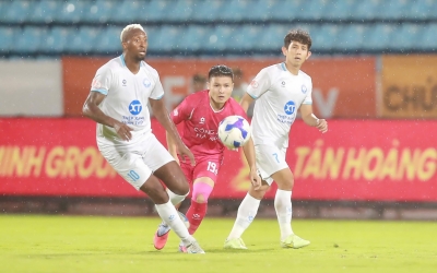 Trực tiếp bóng đá CAHN 1-2 Nam Định: Rượt đuổi khó tin