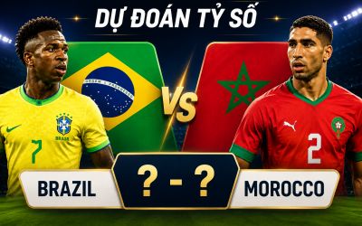 Dự đoán tỷ số Brazil vs Morocco: Dễ nhiều hơn 3 bàn