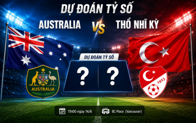 Dự đoán tỷ số Australia vs Thổ Nhĩ Kỳ: Cách biệt 1 bàn