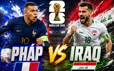 Trực tiếp bóng đá Pháp vs Iraq, 4h00 hôm nay 23/6
