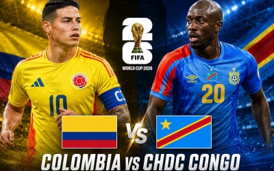 Xem trực tiếp Colombia vs CHDC Congo - World Cup 2026 ở đâu?