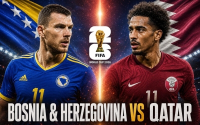 Trực tiếp bóng đá Bosnia & Herzegovina vs Qatar, 2h00 hôm nay 25/6