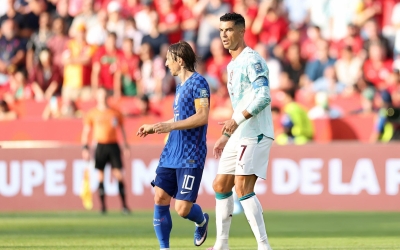 Trực tiếp bóng đá Bồ Đào Nha 1-1 Croatia: Bàn thắng lịch sử của Ronaldo