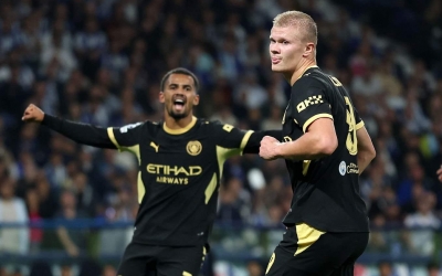Haaland lập cú đúp, Man City vượt ải Porto ở trận ra quân C1