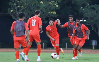 ĐT Việt Nam tập buổi đầu tiên tại FIFA ASEAN Cup 2026