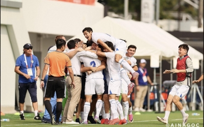 Trực tiếp bóng đá U23 Uzbekistan 1-0 U23 Nhật Bản: Bàn thắng rất sớm