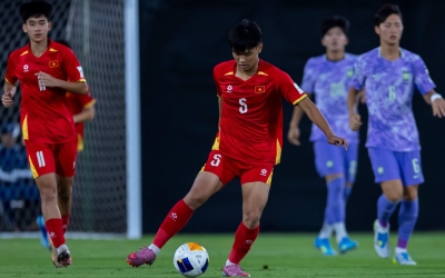U17 Việt Nam thua đậm đội Hàn Quốc trước thềm VCK World Cup