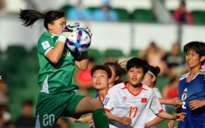 AFC hết lời khen thủ môn ĐT Việt Nam sau trận thua 0-4 Nhật Bản