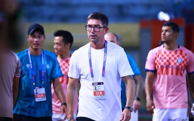 1 HLV V-League bất ngờ xuất hiện ở buổi tập của ĐT Malaysia