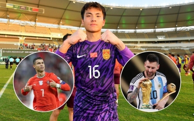 Thủ môn U23 Trung Quốc: 'Dù là Ronaldo hay Messi, tôi vẫn cản phá như thường'