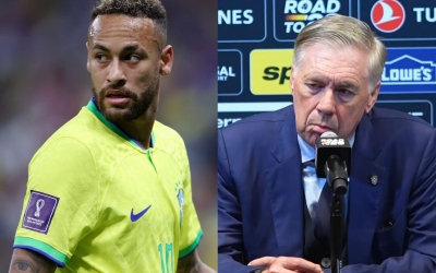 Sắp đá World Cup, HLV Ancelotti chốt xong người thay Neymar