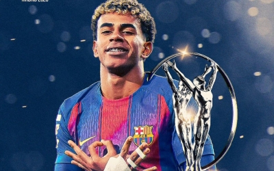 CHÍNH THỨC: Yamal thắng lớn tại 'Oscar thể thao thế giới'