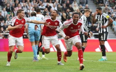 Trực tiếp bóng đá Arsenal 0-0 Newcastle: Quyết tâm chiến thắng