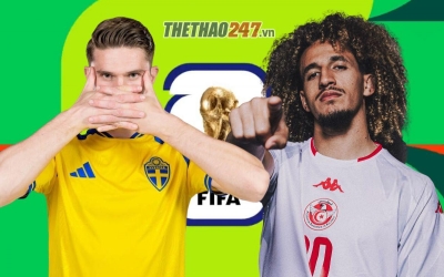 Trực tiếp bóng đá Thụy Điển vs Tunisia, 9h00 hôm nay 15/6